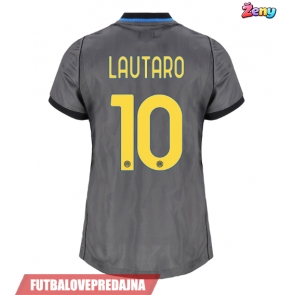 Lacne Ženy Futbalové dres Inter Milan Lautaro Martinez #10 2026-27 Krátky Rukáv - Tretina